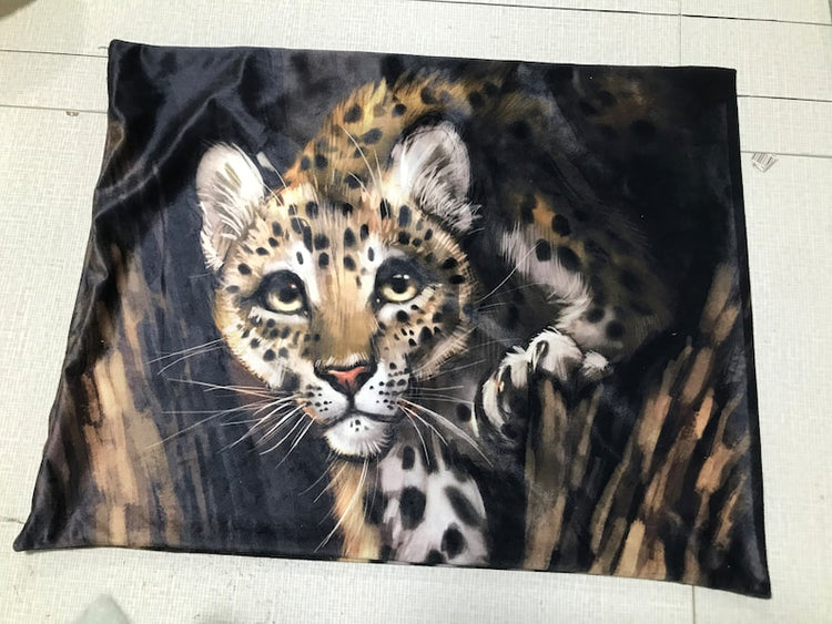 Furry Furry Art Bed Pillow Cover