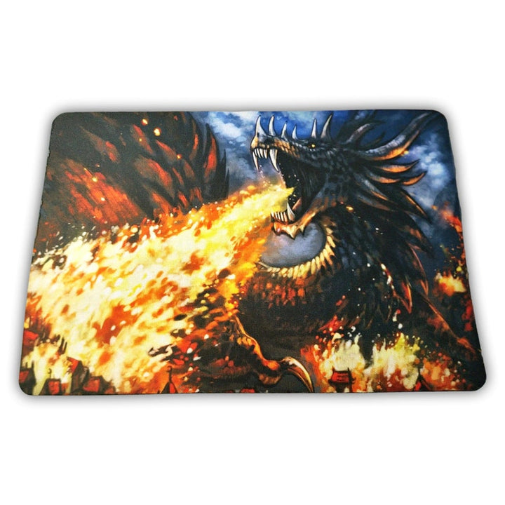 Furry Dragon Rectangle Mouse Pad with Size Options