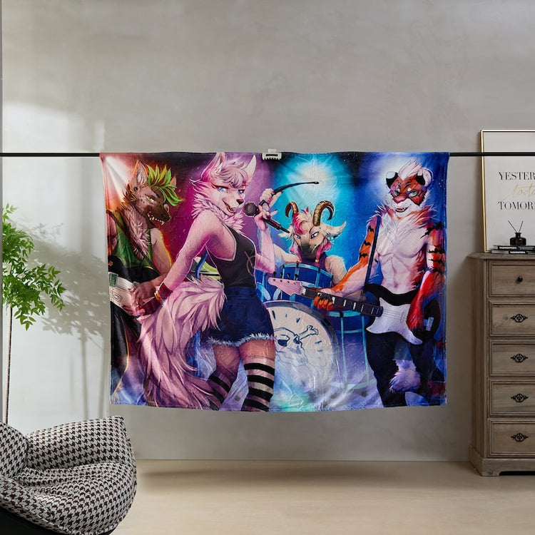  Blankets Furry Art Blanket