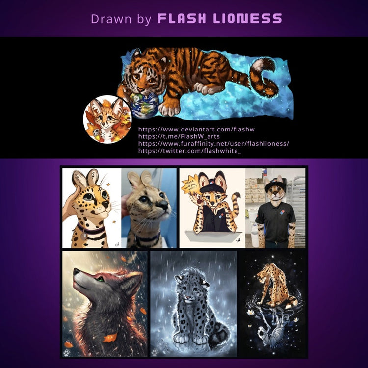 Furry Furry Art Bed Pillow Cover by Flash_lioness