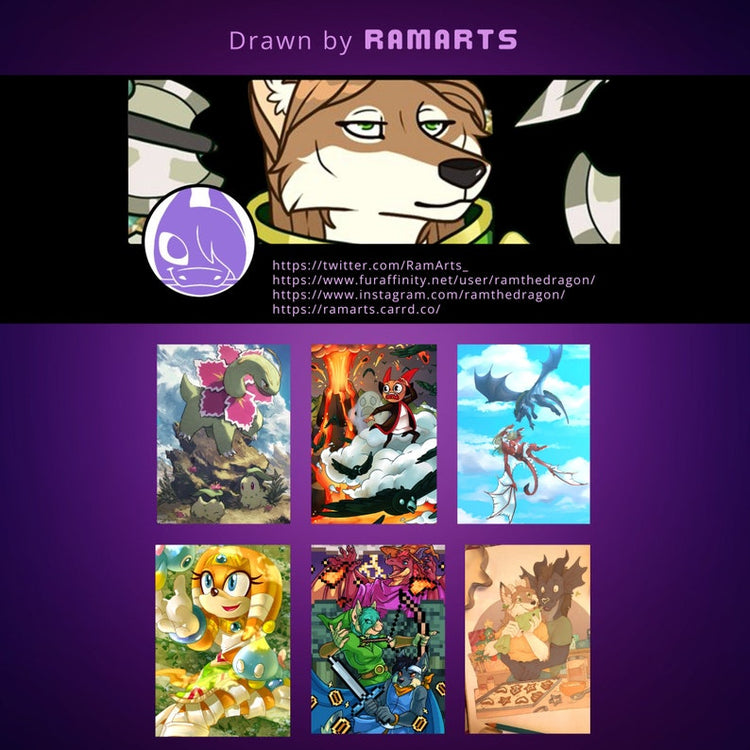 Clawson Feline Dakimakura Furry Body Pillow Cover by Ram the Dragon