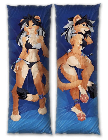 Orice Feline Dakimakura Furry Body Pillow Cover by dreamweaver