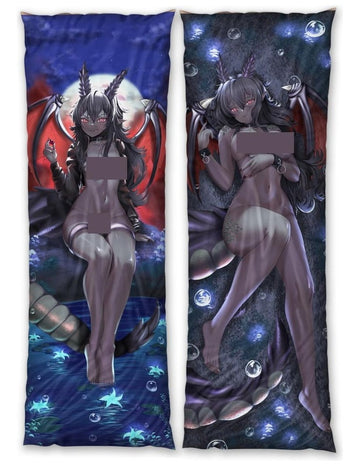 Agatha the Gray and Red Dragon Girl Dakimakura