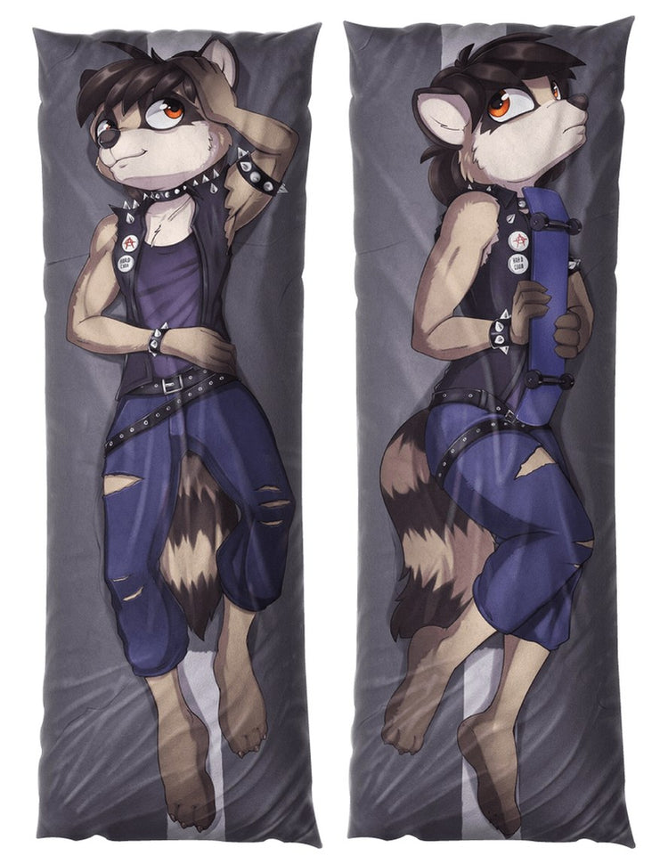 Joseph Raccoon Dakimakura Furry Body Pillow Cover by Felix F