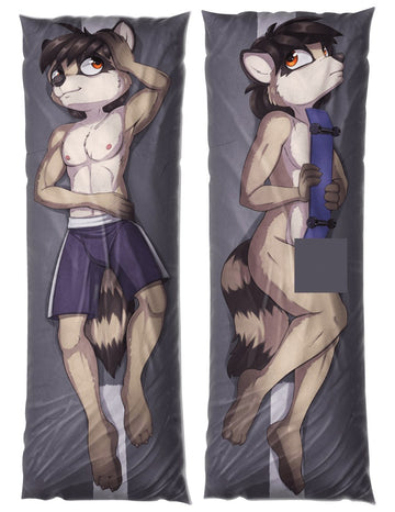 Joseph Raccoon Dakimakura Furry Body Pillow Cover by Felix F