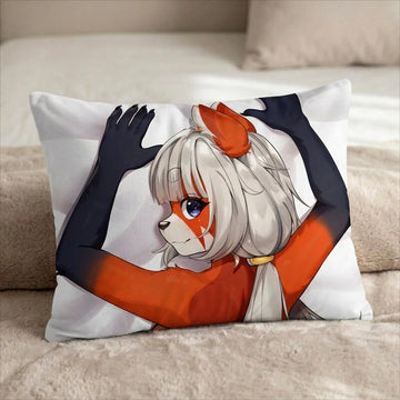 Koto Female Head Pillow Cover back US standard pillow mockup