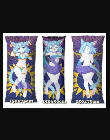 Soraya Feline Dakimakura Furry Body Pillow Cover by Quốc Anh Phùng