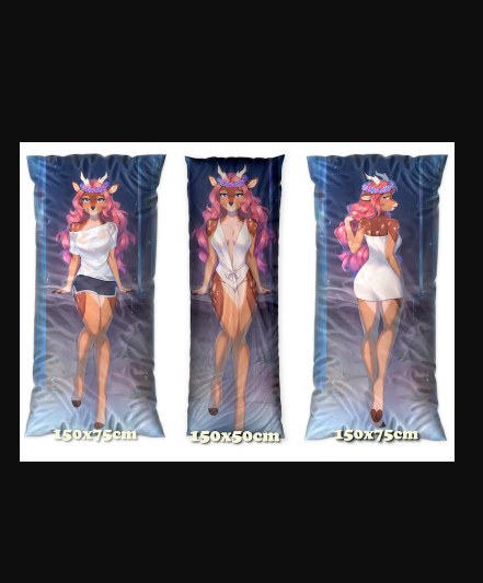 Fawnelle Covers (Dakimakura) Dakimakura Furry Body Pillow Cover by Fensu