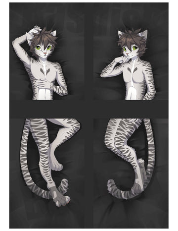 Sean Feline Dakimakura Furry Body Pillow Cover by Basilisk