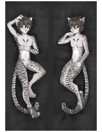 Sean Feline Dakimakura Furry Body Pillow Cover by Basilisk