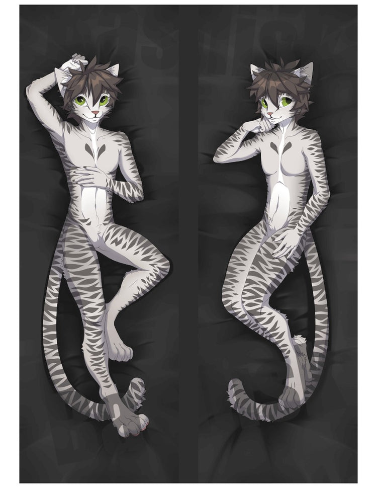 Sean Feline Dakimakura Furry Body Pillow Cover by Basilisk