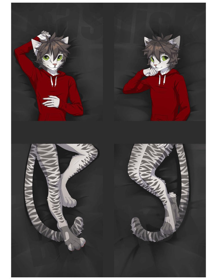 Sean Feline Dakimakura Furry Body Pillow Cover by Basilisk