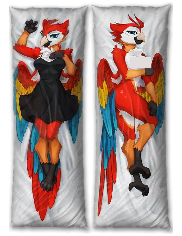 Seraphina Bird Dakimakura Furry Body Pillow Cover