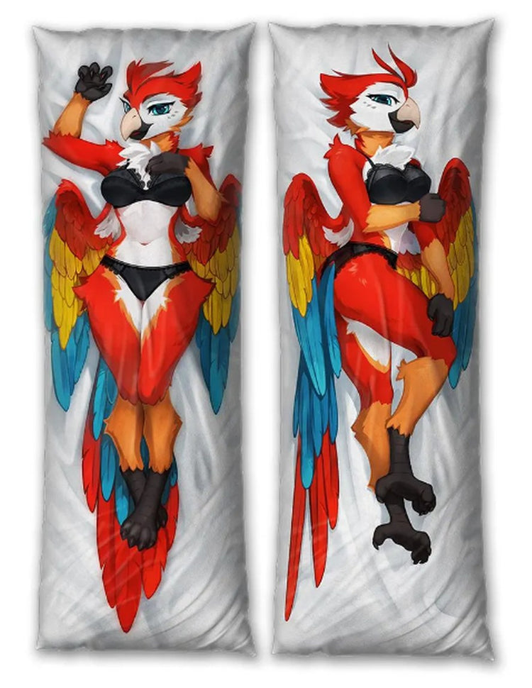 Seraphina Bird Dakimakura Furry Body Pillow Cover