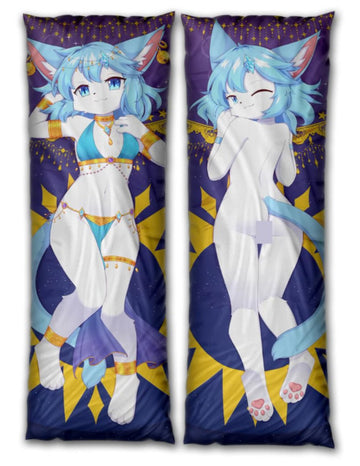 Soraya Feline Dakimakura Furry Body Pillow Cover by Quốc Anh Phùng