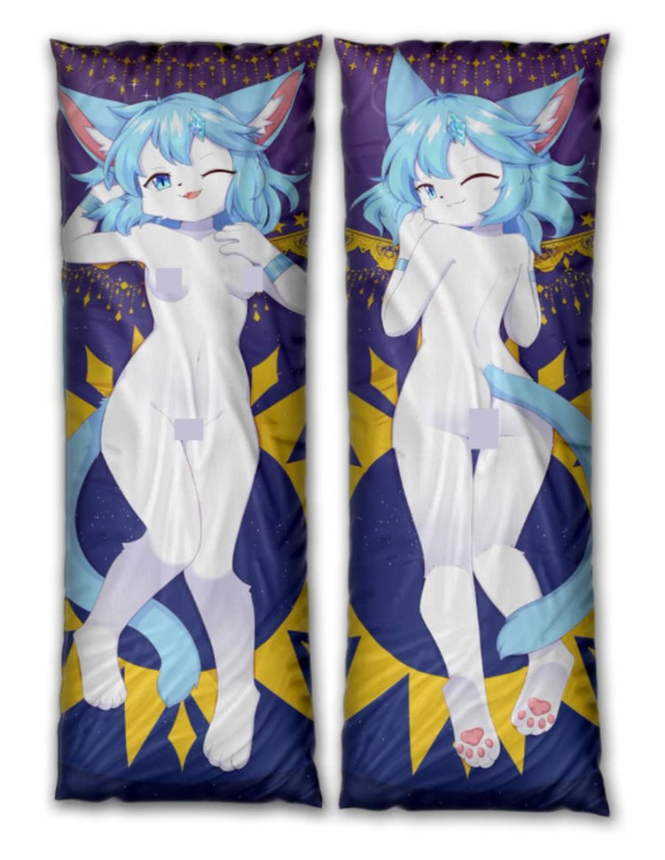 Soraya Feline Dakimakura Furry Body Pillow Cover by Quốc Anh Phùng