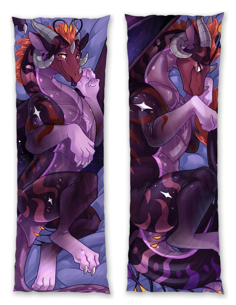 Veila the Dragon dakimakura - Zoomed In SFW - art by RAM