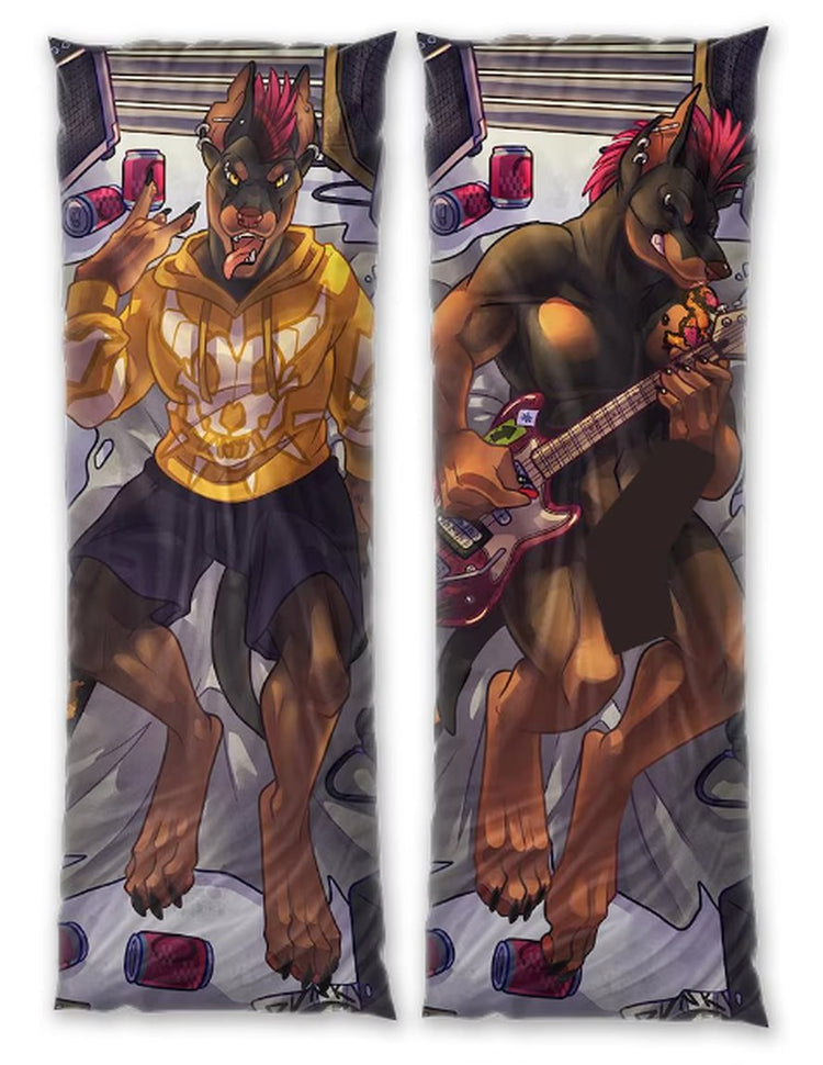 Vexx Canine Dakimakura Furry Body Pillow Cover by Ram the Dragon