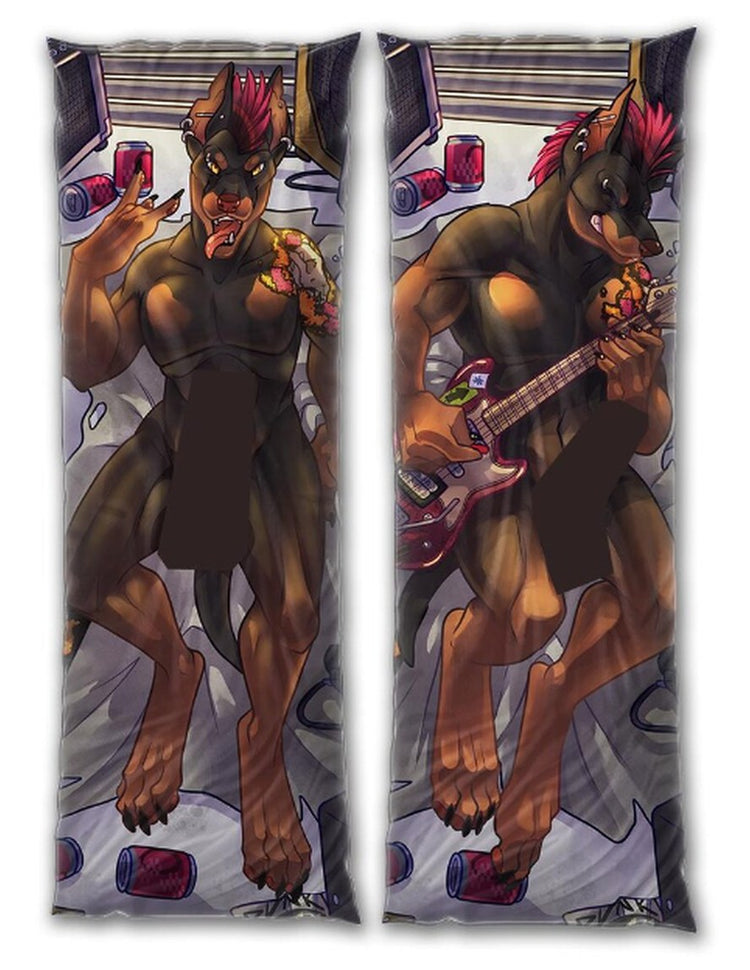 Vexx Canine Dakimakura Furry Body Pillow Cover by Ram the Dragon
