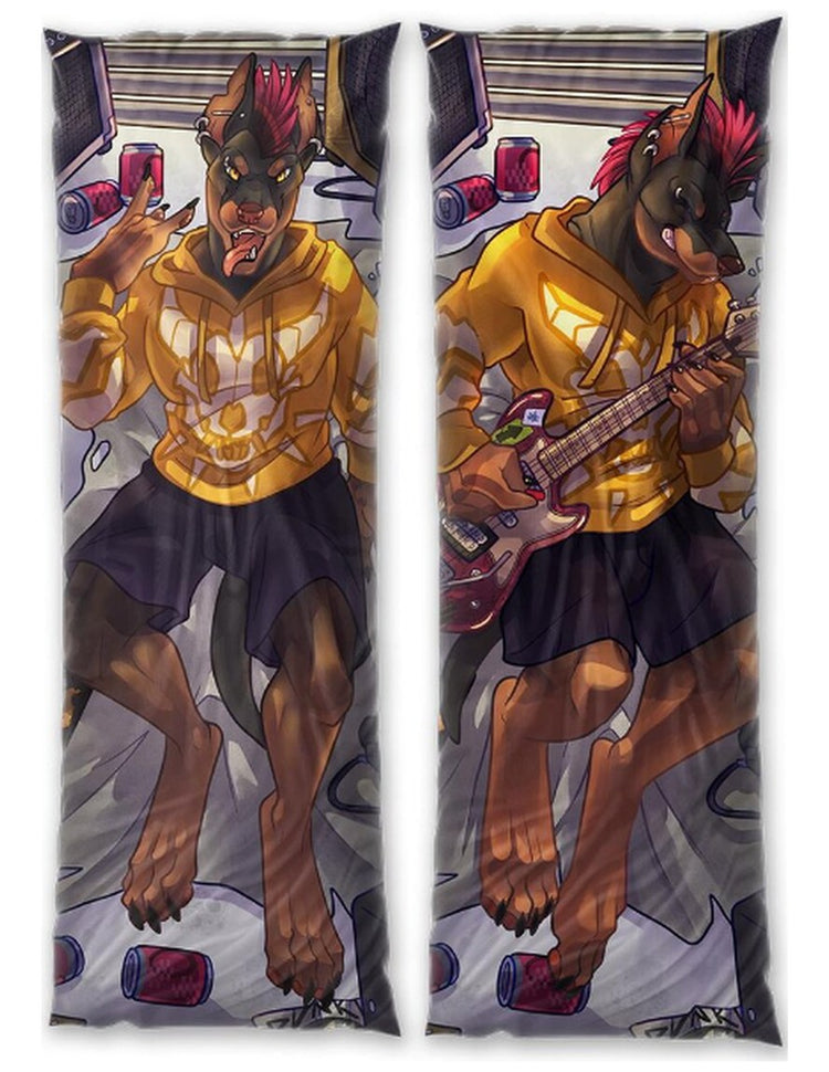 Vexx Canine Dakimakura Furry Body Pillow Cover by Ram the Dragon