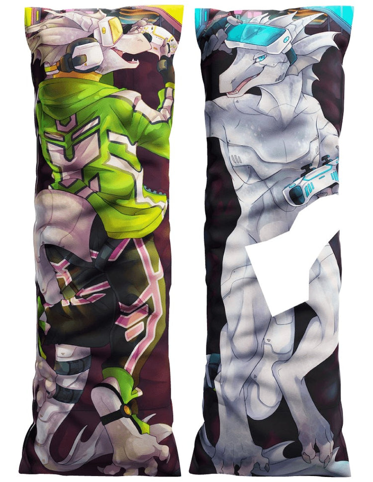 Vinito Dragon Dakimakura Furry Body Pillow Cover
