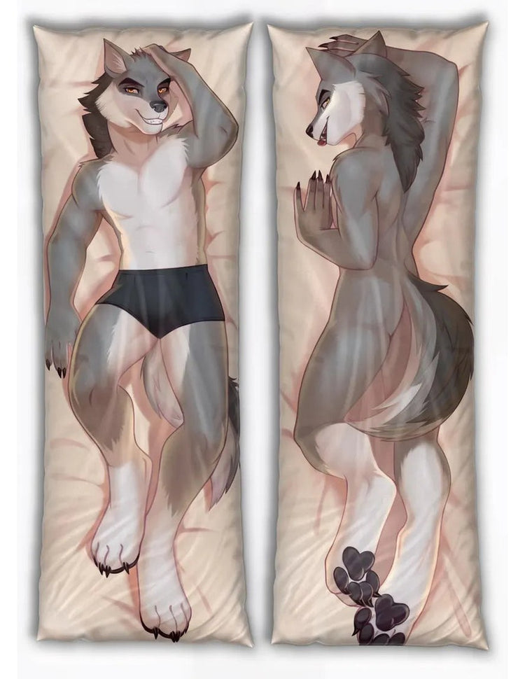Zevren Canine Dakimakura Furry Body Pillow Cover by Taneysha