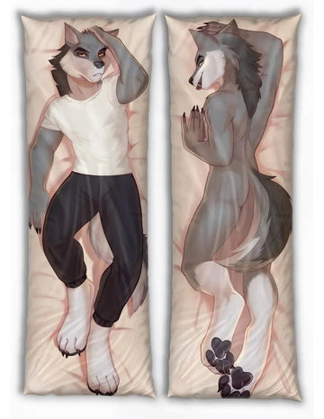 Zevren Canine Dakimakura Furry Body Pillow Cover by Taneysha