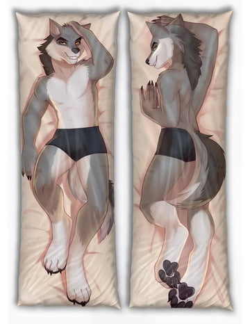 Zevren Canine Dakimakura Furry Body Pillow Cover by Taneysha