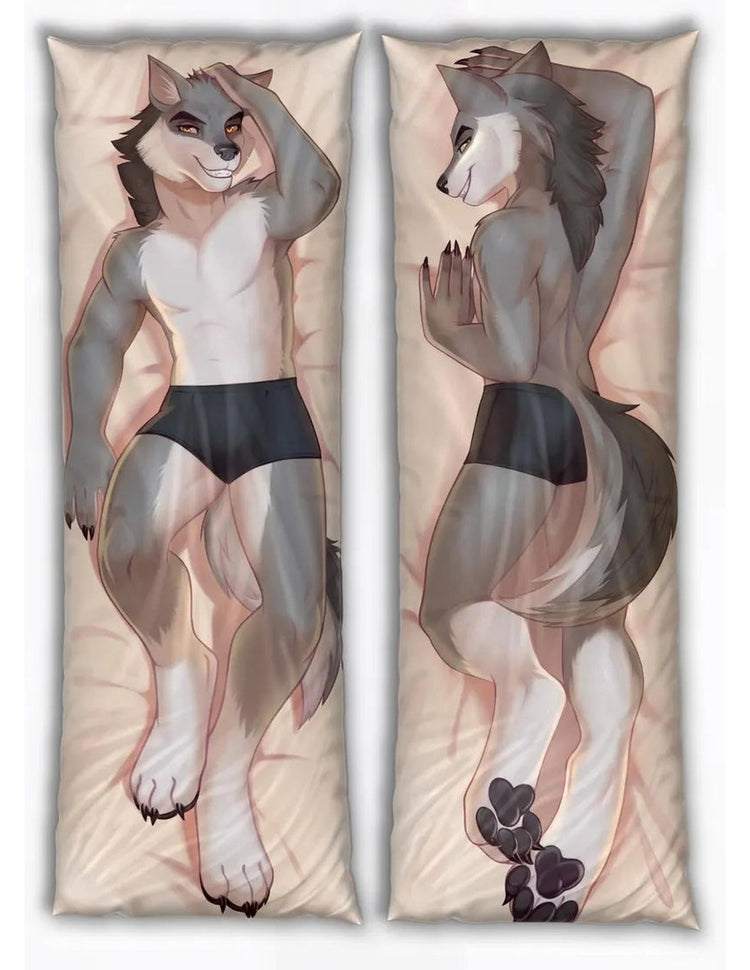 Zevren Canine Dakimakura Furry Body Pillow Cover by Taneysha